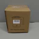 0.5L Small Portable Electric Tea Kettle Stainless Steel, Travel Mini Electric Coffee Kettle, Hot Water Boiler Heater for Business Trip, Camping, Travel, Office (Black)