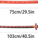 SV Bamboo Anime Cosplay Demon Slayer Sword - Kokushibo Sword Katana 41 Inch