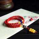 RUBYCA Buddha Metal Loose Beads Antique Tibetan Style Spacer Charm for Jewelry Making Bracelet Necklace DIY Crafts (20PCS, Silver Color)