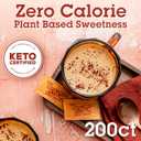 MONK FRUIT IN THE RAW, 200 count Packets, Pack of 1, Natural Monk Fruit Sweetener w/Erythritol, Sugar-Free (5.64 Ounce (Pack of 1))