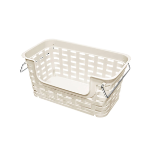 Small Stacking Storage Basket with Metal Handle