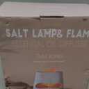 SALKING 2-in-1 Ultrasonic Essential Oil Diffuser & Himalayan Salt Lamp, Aromatherapy Diffuser Cool Mist Humidifier with 3 Brightness, Salt Therapy Lamp, 100% Pure Himalayan Salt Rock, 150ml (Marble)