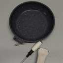 CAROTE Nonstick Frying Pan Skillet, Non Stick Granite Fry Pan Egg Pan Omelet Pans, Stone Cookware Chef's Pan, PFOA Free, Induction Compatible(Classic Granite, 8-Inch)