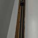 Heavy Duty Double Curtain Rods with Cylindrical Cap Finials - 72 to 144' Telescoping Rods, 1 Inch Diameter Front, 5/8 Inch Diameter Back - Matte Black