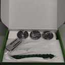 YAUNGEL 6 Pcs Christmas Tree Candles with Metal Candle Holder, Real Wax Christmas Tree Candles with Remote Timer, Flameless Tree Candlesticks Battery Operated Flickering Flame for New Year Xmas Decor