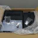 SIMPDIY Shoe Storage, 12 Pack Shoe Organizer for Closet, Shoe Boxes Clear Plastic Stackable Shoe Containers with Lids for Size 10, Black (Large)