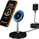 Magnetic Wireless Charging Station,25W Fast Charger 6FT Mag safe Wireless Station Pad,[Qi2.2 Certified] 360 Charger Stand for iPhone 17/17 Pro/Air/17 Pro Max/16 Pro Max/15/14/13/12, AirPods Pro 2/3/4