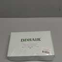 DDHAIR Black Wig with Bangs,Heat Resistant Fiber Synthetic Hair Cosplay Party Straight Wigs for White Women (Black)