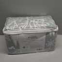 Great Bay Home Flannel Sheet Set Full Size - 100% Turkish Cotton, Double-Brushed, Lodge-Printed Bed Sheets - Ultra-Soft, Cozy, 4-Piece Bedding Set (Enchanted Woods - Blue)