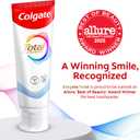 Colgate Total Whitening Toothpaste Paste, 5.1 oz, 4 Pack, Fluoride, Antibacterial, for Plaque, Gingivitis, Sensitivity, Stain Removal, Clinically Proven, Mint, Teeth Whitening, Stannous Fluoride