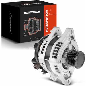 A-Premium Alternator Compatible with Toyota RAV4 2006 2007 2008 V6 3.5L, 12V 130A CW 7-Groove Clutch Pulley, Replace# 104210-4750, 104210-2090