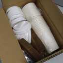 Paper Coffee Cups with Lids & Sleeves 12 oz Hot Cups, 20 Pack To Go Cups with Lids & Sleeves, BPA Free Unbleached Thickened Leak Proof White Paper Cups for Everyday Office Coffee Bar Supply Essentials