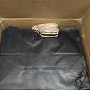 XPCARE 200Pack Large Paper Gift Bags with Handles Bulk,16x6x12 Inch Plain Natural Kraft Bag Packaging Black Paper Bags for Birthday Party Boutiques Business Retail Stores Merchandise