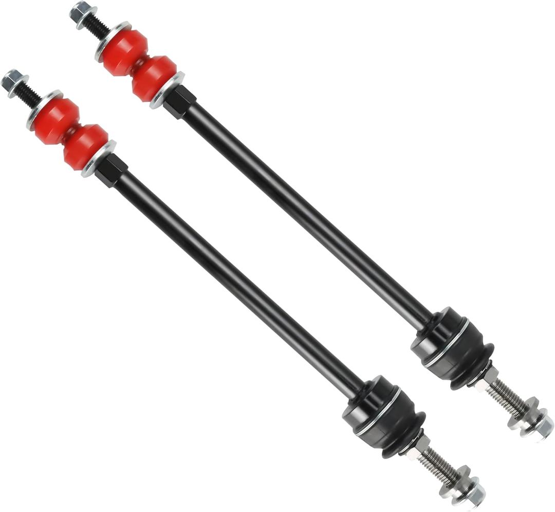 Front Sway Bar Extended End Link Kit 4-6" Lift for 2006-2018 Ram 1500, Silverado 1500/2500HD,F-150, Hummer H2, 4WD Heavy Duty Suspension Stabilizer Links (14.85")