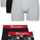 Champion Men's Lightweight & Breathable Stretch Boxer Brief (Pack of 5), Medium