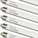 (6pack 34inch F21T5/830 Fluorescent Light Bulb, 21Watt Warm White T5 Linear Tube, 34'' F21W/T5 3000K Soft White Lighting, 20000Hour Longevity Performance