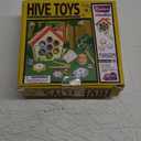 Wooden Bee to Hive Matching Game, Fine Motor Skill Toy for Toddlers, Montessori Toys for 3 Year Old Color Sorting Matching for Kids, Early Learning Preschool Educational Gift for 3 4 5 Years Old