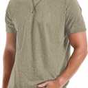 KLIEGOU Men's T-Shirts - Premium Cotton Crew Neck Tees S - 4XL (Large, 2166 Armygreen)