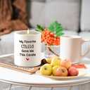 Christmas Mom Gifts from Daughter Son, 10OZ Birthday Gift for Mother Mama Bonus Stepmom New Mom Mother in Law Best Moms Ever Present Stocking Stuffers Lavender Scented Candle My Favorite Child Gave Me