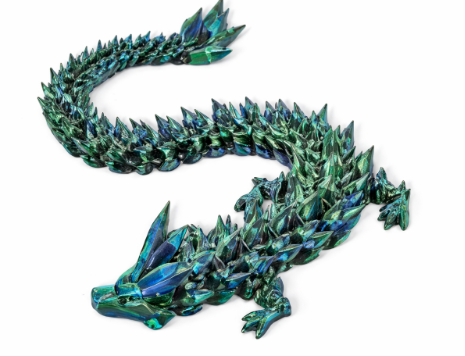 BAOXUE 2PCS 3D Dragon Eggs with Dragon Inside,9Incdget Toy,3D Printed Animals for Kids Stocking Stuffers Easter Basket