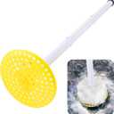 Sunyeeki Ice Fishing Skimmer, Detachable Ice Fishing Scooper with Long Handle, No More Bending Over to Scoop Out Ice While Ice Fishing