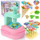 beefunni Flower Bouquet Craft Kits, DIY Arts and Crafts for Kids 4-6-8, Upgrade Colorful Flowers Toys for 4 5 6 7 8+Year Old Girl Birthday Gifts Ideas, Valentines Day Gifts for Kids Toddler Creative (Pink)