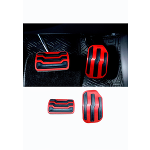 Brake and Gas Pedal Pads for Ford F150 2015 2016 2017 2018 2019 2020 2PCS Anti Slip Aluminum Alloy Brake and Accelerator Pedal Covers Pad No Drilling Gas Pedal Pad Interior Accessories (Red) Brake and Gas Pedal Pads for Ford F150 2015 2016 2017 2018 2019 2020 2PCS Anti Slip Aluminum Alloy Brake and Accelerator Pedal Covers Pad No Drilling Gas Pedal Pad Interior Accessories (Red)