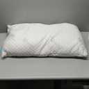 Cooling Pillow for hot Sleepers - Bed Pillows King Size Premium Set of 1 - Supportive Breathable Adjustable Shredded Memory Foam - Medium to Firm Pillows for Back, Stomach & Side Sleepers Bamboo White)