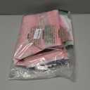 DePhoto Red Christmas Photo Backdrop Santa's Toy Shop Candy Cane in Snow World Xmas Family Holiday Party Banner Photography Background Supplies Decor Studio Prop PGT673A 7x5ft