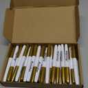 48 Pcs Metallic Permanent Markers Bulk Metallic Marker Pens Medium Tip Quick Dry Paint Pen for Classroom DIY Crafts Artist Illustration Gift Card Making(Gold)