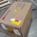 Fluted Nightstand Set of 2, 23" W Night Stand with 3 Drawers, Wood Bed Side Table with Faux Marble-Top, Curved Corner, Metal Handle, Modern Bedside Table for Bedroom, Living Room, Office, Natural Oak