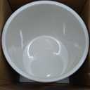 Allybyme Utensil Holder Kitchen Utensil Holder for Countertop, Ceramic Cooking Utensil Holder for Kitchen Counter, Large Modern Spatula Holder Utensil Organizer Kitchen Decor, 6.5”H x 5.5”D White