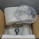 20" Small Bedside Table Lamps for Bedroom Set of 2, Modern Lamps for Night Stands, Farmhouse Table Lamps for Living Room, Home Office and Hallways, White