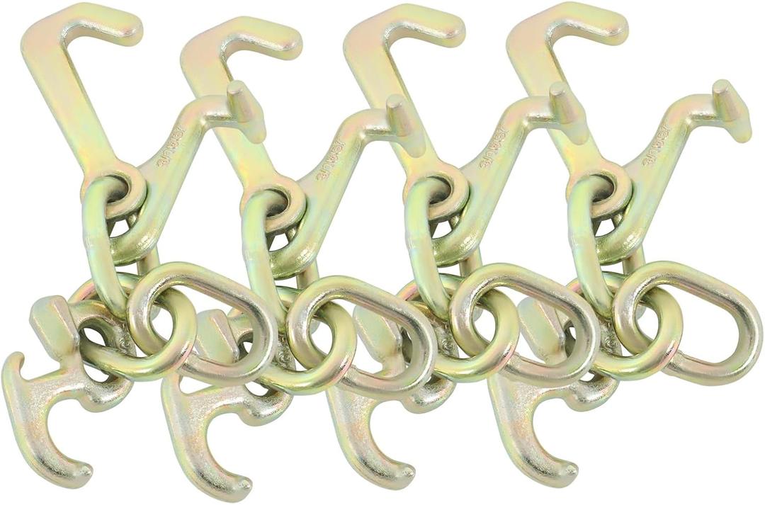 4-Pcs Trailers Pull RTJ G70 Towing Hooks Replacement for J Hook T Hook R Hook Heavy Duty Wrecker Towing Truck Hauler