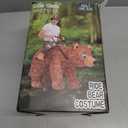 One Casa Bear Inflatable Costume Riding Bear Air Blow up Funny Fancy Dress Party Halloween Costume for Adult