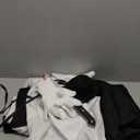 Halloween Clown Costume Black and White Clown Jumpsuit Outfit With Mask Accessories Set. Size M,L