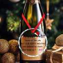 Funny Coworker Gifts for Friends, Glass Christmas Ornaments 2025, Cool Friendship Gift for Adults Women, Work Bestie Gifts, Christmas Decorations Friends Ornament