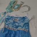Party Chili Princess Costumes Birthday Party Dress Up for Little Girls with Accessories (4-5 Years)