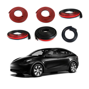 DOTAATDW Car Weather Stripping for Tesla Model Y Car Door Rubber Seal Strip Self Adhesive Auto Soundproofing Weatherstrip for Front/Rear Trunk APillar BPillar Front/Rear Door
