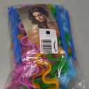 42 Pieces Heatless Waves Hair Curler, No Heat Damage Wavy Hair Curlers with 2 Sets of Styling Hooks, Heatless Curls for Women Girls Short Hair((4 Colors, 25cm / 9.8")