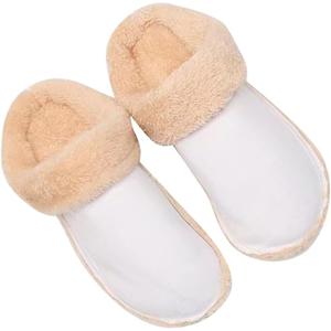1Pair Slipper Liners for Women Warm Soft Insoles for Shoes Cozy Replacement Shoe Inserts Fuzzy Deformation Resistant Liner for Winter Footwear (22.50X7.80X1.00CM)