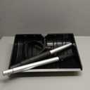 Ergonomic Large Snow Shovel for Driveway: 48-Inch Dual-Lock Knob Anti-Wobble Handle, 16" Plastic Blade w/Metal Edge, Ultra-Light 1.9 lb, Portable Aluminum Shaft, Car, Camping & Emergency, Black