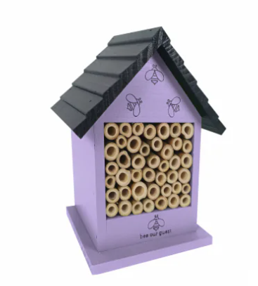 Bambeco 8 " Tower Bee House Purple