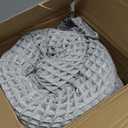 Furicher Large Waffle Bath Mat Set of 2, Non Slip Bath Mats for Bathroom, Ultra Absorbent Bathroom Mat for Bathroom Decor, Washable Kitchen Rugs for Boho Decor, Grey, 20"47" and 16"24"