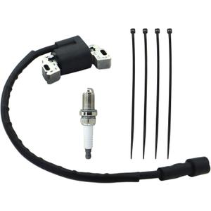 595304 Ignition Coil Magneto Armature for BS 17HP 17.5HP 19.5HP 20HP Intek OHV Lawn Mower Engines With Spark Plug Replace for Briggs 799650 592841 795315