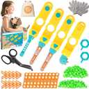 RIANEAN Cardboard Cutter Tools for Kids, Cardboard Construction Kit for Age 5 6 7 8+, Creative STEM Educational Toys for Family, Team Activities, Classroom Learning, Birthday for Boy Girl