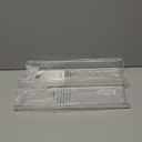 upsimples Acrylic Shelves for Bathroom Storage, 15" Floating Shelves Wall Organizer for Perfume, Make up, Skincare, Kids Bookshelf for Bedroom, Nursery, Living Room Decor, Clear, 2 Pack