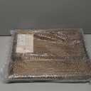 Joy&Grace Ottoman Tray for Living Room, Large Acacia Wooden Serving Tray with Handles for Coffee Table, Breakfast in Bed, Food Dinner, Decorative Tray (Color Natural, 16.7" x 12.8" x 2")