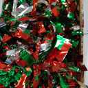 66 Ft Christmas Tinsel Garland Thick Tinsel Garland Xmas Tree Decorations Metallic Tinsel Twist Garland for Christmas, Birthday, Party Decor Indoor Outdoor Party Supplies (Green-Red-Silver)