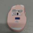 TECKNET Rechargeable Wireless Mouse, 2.4G Silent Quiet Click, 6 Adjustable 4800 DPI, Cordless Computer Mouse, Ergonomic Mouse for Laptop, 6 Buttons USB for Chromebook, Ergo Grip - Pink